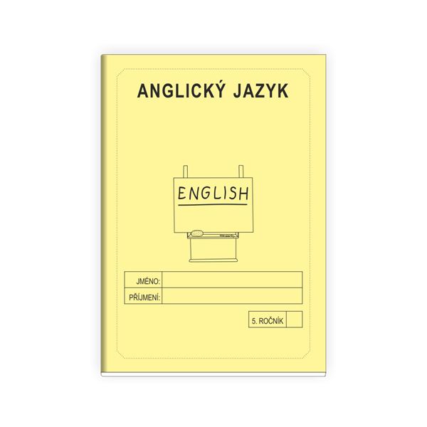  Anglický jazyk 5 - školní sešit ŽLUTÁ