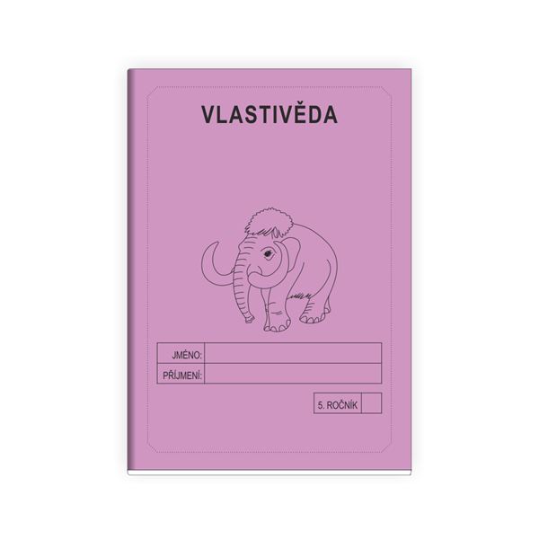 Školní sešit Vlastivěda 5 FIALOVÁ