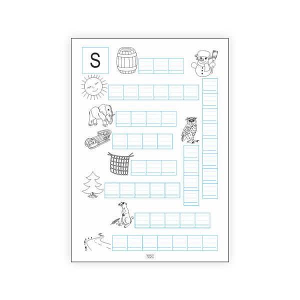 Písmena - genetická metoda čtení a psaní - pracovní učebnice