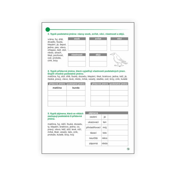 Český jazyk 3 - pracovní učebnice, 1. díl