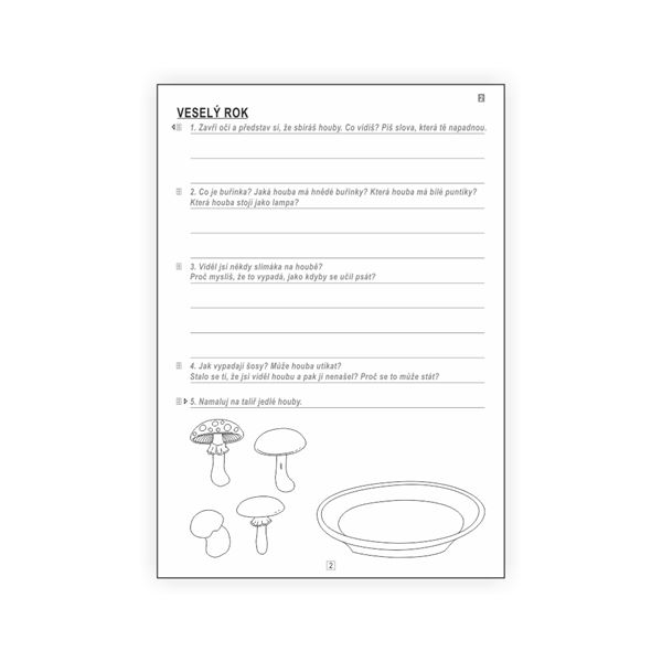 Čtení 2 - pracovní listy