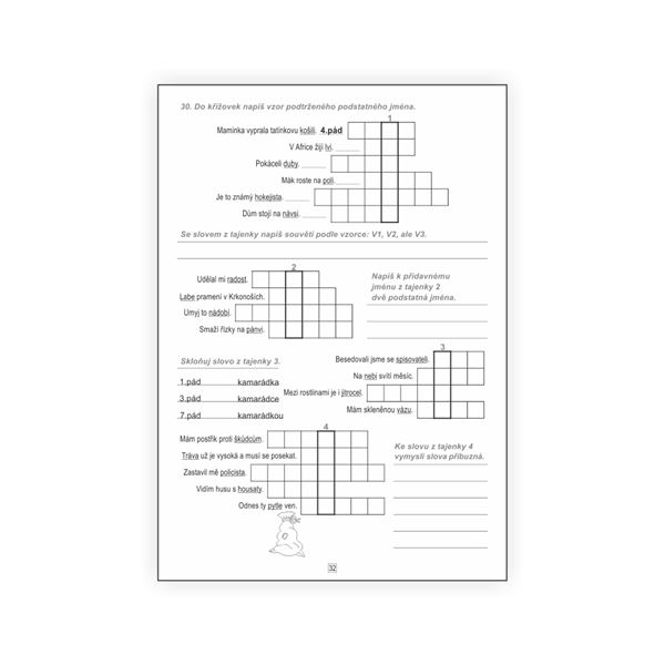 Český jazyk 4 - tvůrčí pracovní listy