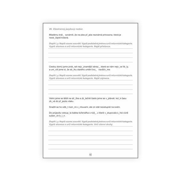 Český jazyk 4 - tvůrčí pracovní listy