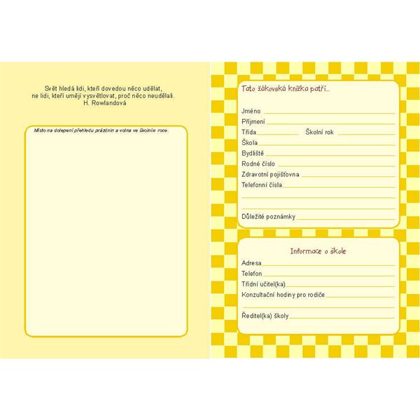 Žákovská knížka