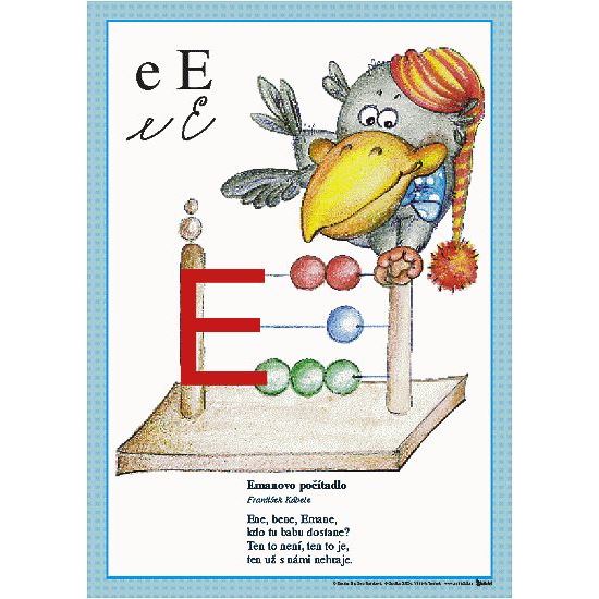 E - hláska E - obraz 70x100 cm