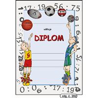 Diplom A4 - Míče