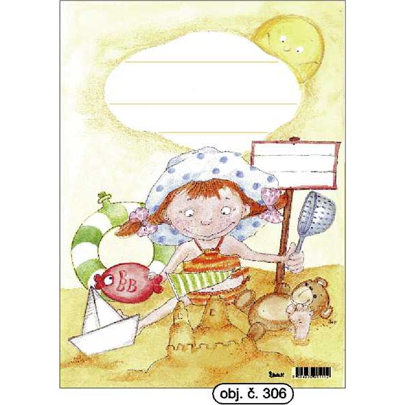 Diplom A4 - Holčička na pláži