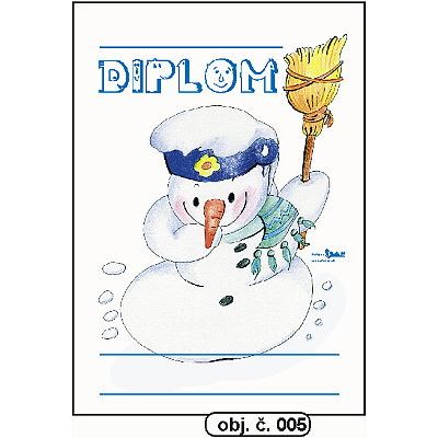 Diplom A5 - Sněhulák
