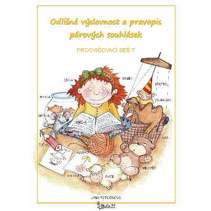 Odlišná výslovnost a pravopis párových souhlásek - procvičovací sešit (2.r.)