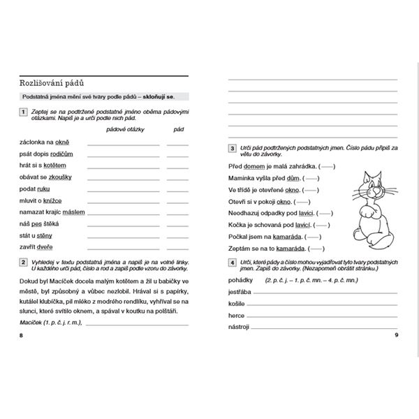 Procvičujeme si - Vyjmenovaná slova pro 3. ročník