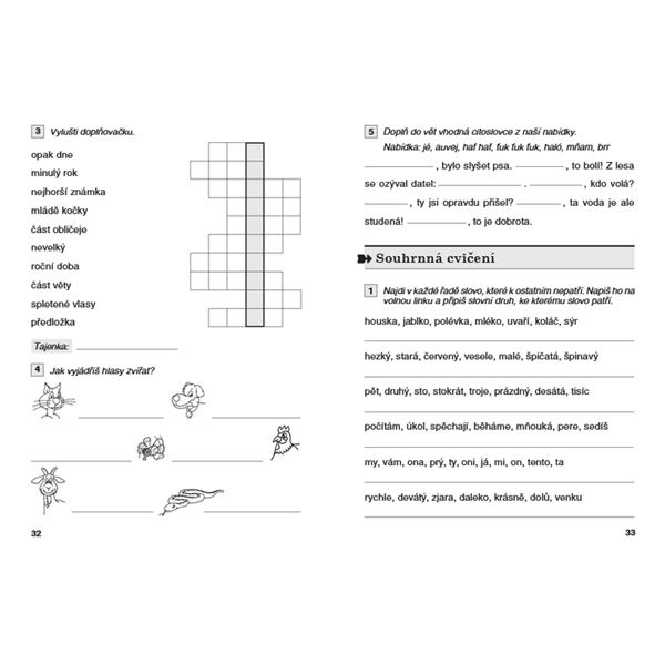 Procvičujeme si - Slovní druhy pro 3. ročník