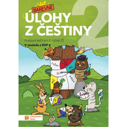 Barevné úlohy z češtiny pro 2. ročník