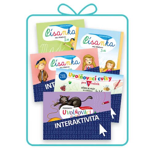 Interaktivní písanky GM - Uvolňovací cviky pro Písmenkov + Učíme se psát se zvířatky + Písanky pro P