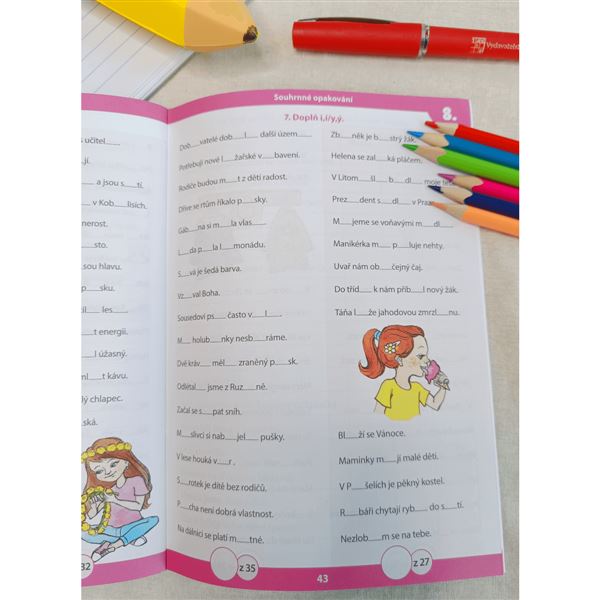 Procvičování pravopisu - ČJ pro 4. ročník