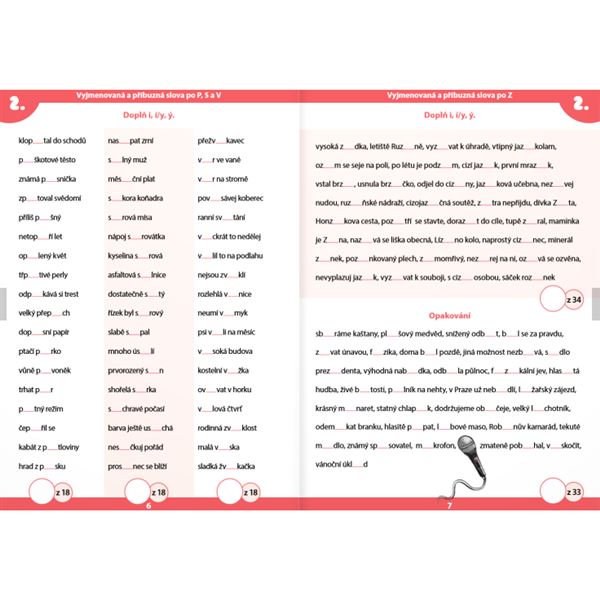 Procvičování pravopisu - ČJ pro 5. ročník