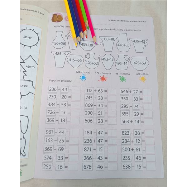 Barevné příklady 3 - Pracovní sešit pro 3. ročník ZŠ
