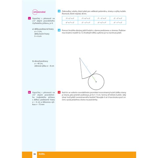 Matematika v pohodě 9 - Pracovní sešit (geometrie) 