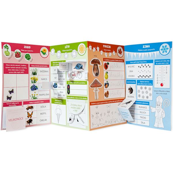 Lapbook - Prvouka: 4 roční období