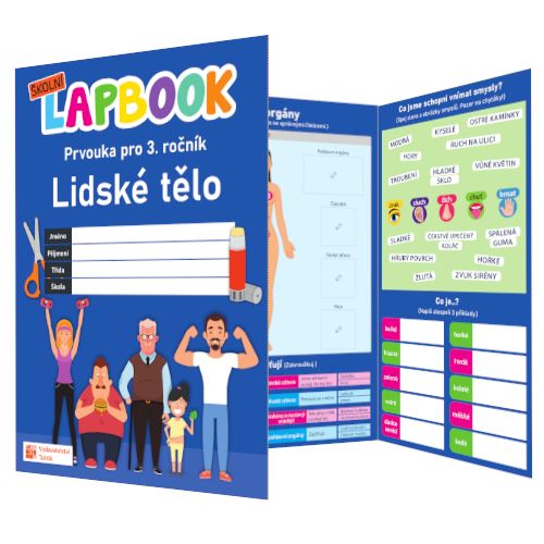 Školní lapbook - Lidské tělo - pro 3. ročník