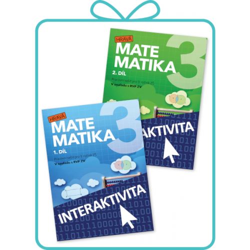 Interaktivní sešity Hravá matematika 3 - přepracované vydání - 1. díl + 2. díl