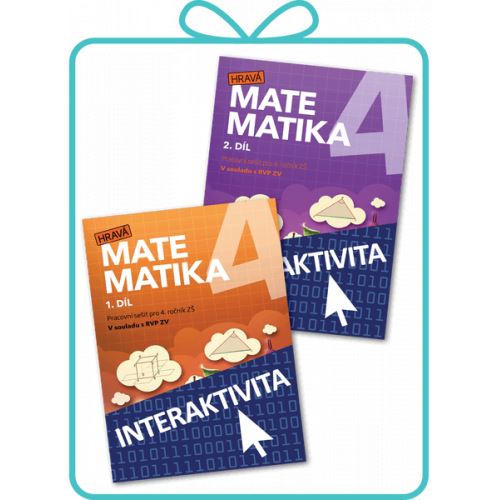 Interaktivní sešity Hravá matematika 4 - 1. díl + 2. díl
