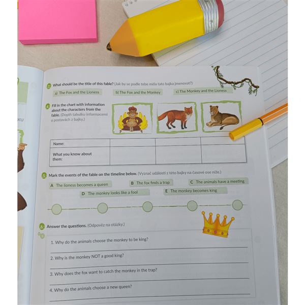 Čtení s porozuměním 1 - Angličtina, pracovní sešit pro 6. ročník