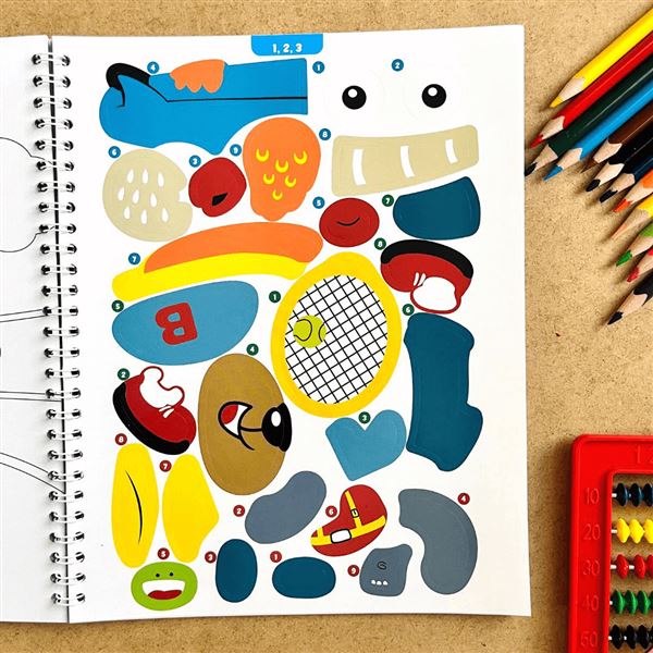 Objevuji počítání s nálepkami