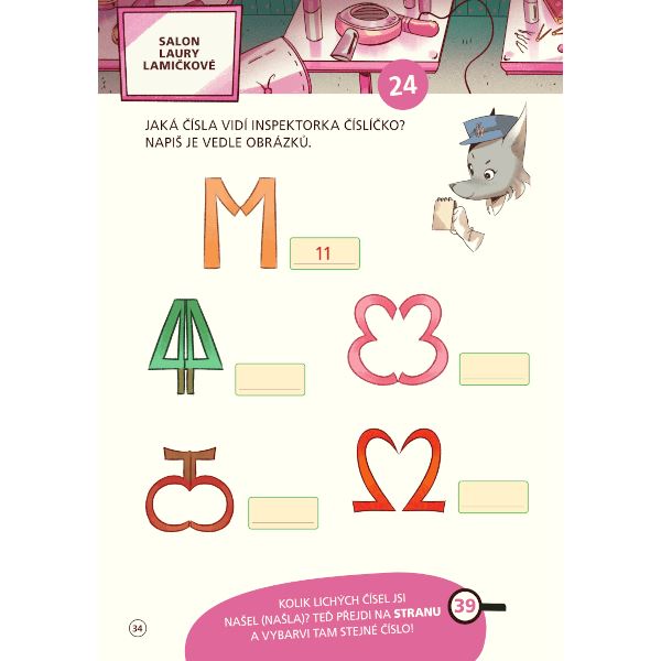 Inspektorka Číslíčko 2 (pro žáky 2. tříd)
