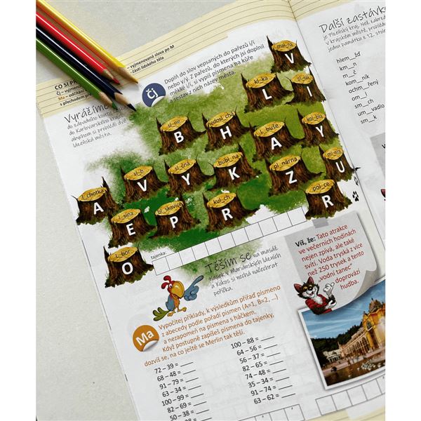 Hravé opakování učiva 3. třídy: Prázdninové putování