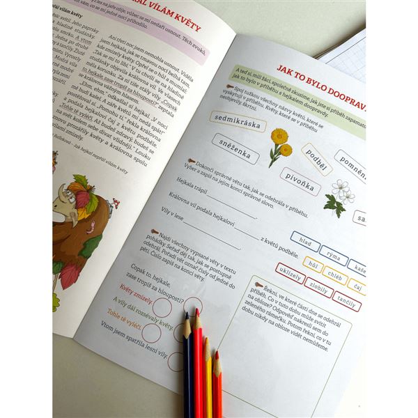 Čtení s porozuměním 1, Veverka Ela a její kouzelný les - Pracovní sešit