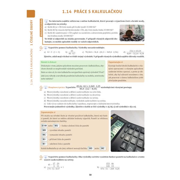 Matematika 1 pro SOŠ - učebnice