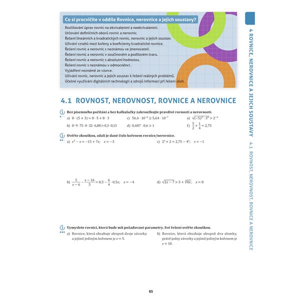 Matematika 1 pro SOŠ - pracovní sešit