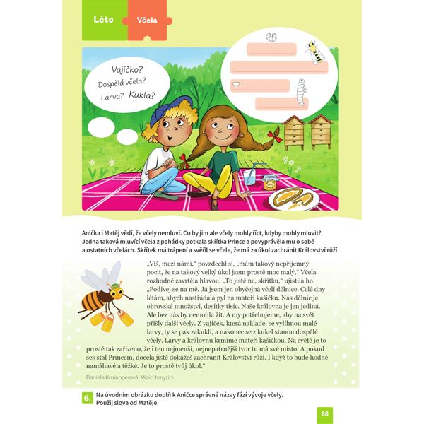 Genetická metoda: Procvičujeme písmenka a slova 2: Jaro/Léto