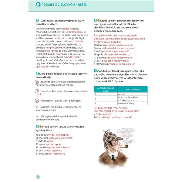 Procvičuji si - shoda přísudku s podmětem