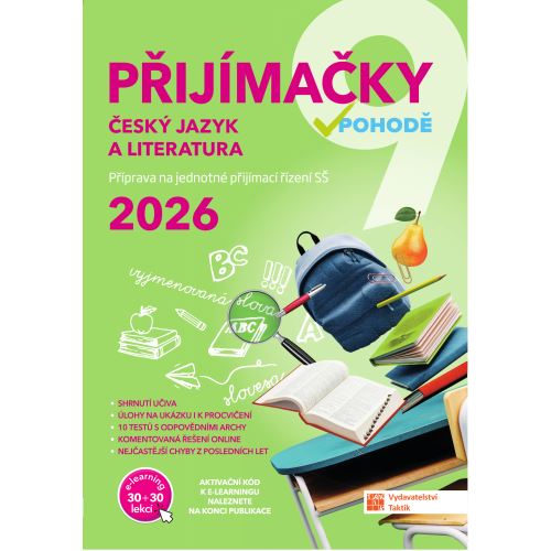 Přijímačky 9 Český jazyk a literatura + E-learning 2026
