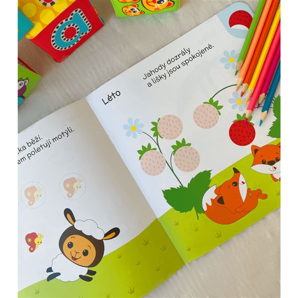 Poznávej a nalepuj - Čtyři roční období