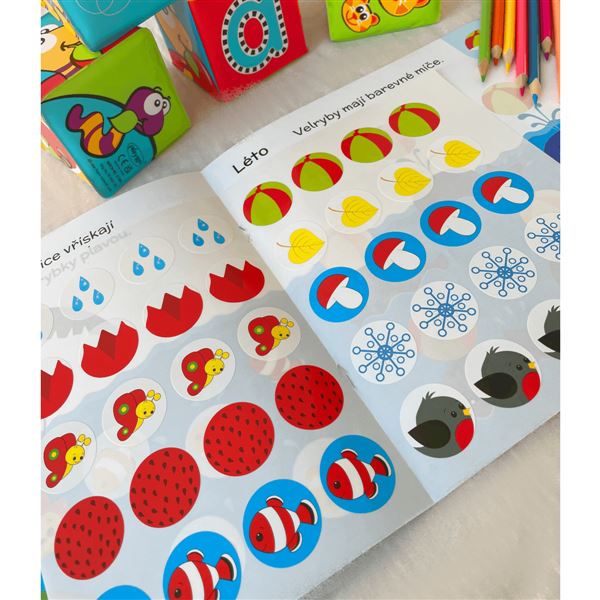 Poznávej a nalepuj - Čtyři roční období