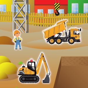 Nalepuj: Samolepková kniha - Stavba