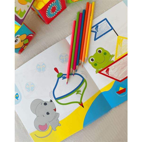 Nalepuj a vybarvuj: Jak si hrají zvířátka?