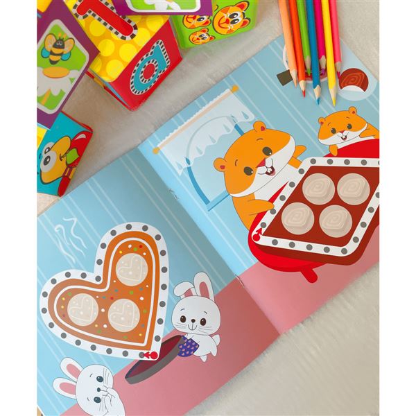 Nalepuj a obkresluj: Co mlsají zvířátka?