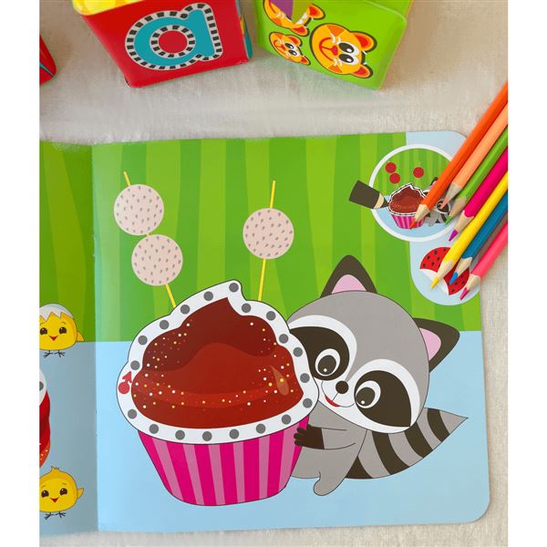 Nalepuj a obkresluj: Co mlsají zvířátka?