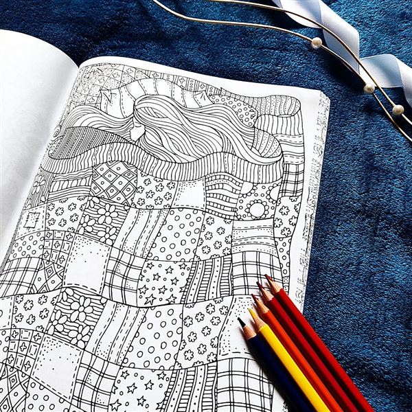 Keep calm & draw - Trees and ornaments