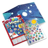 Tajemný vesmír s 3D samolepkami