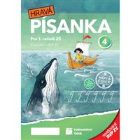 Hravá písanka pro 1.ročník - 4.díl - nová edice - Verze s menším písmem - revidované RVP ZV