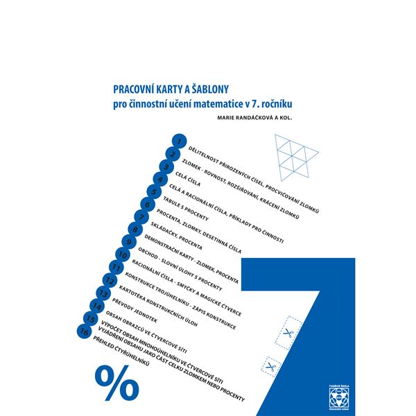 Pracovní karty a šablony pro činnostní učení matematice v 7. ročníku