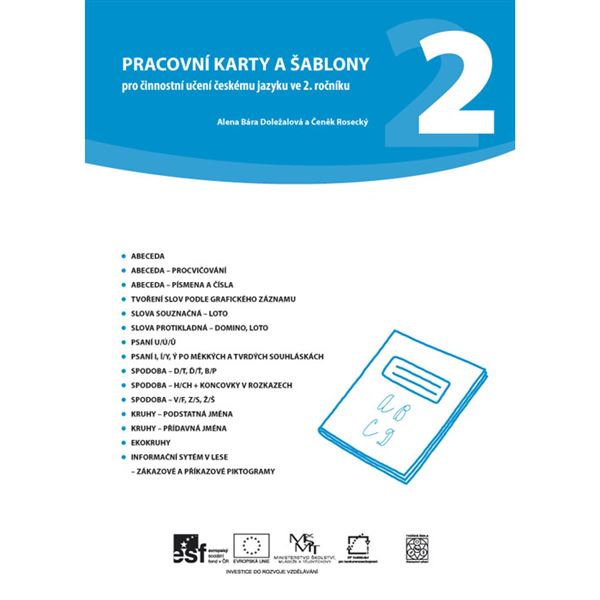 Pracovní karty a šablony pro činnostní učení Čj 2. ročník