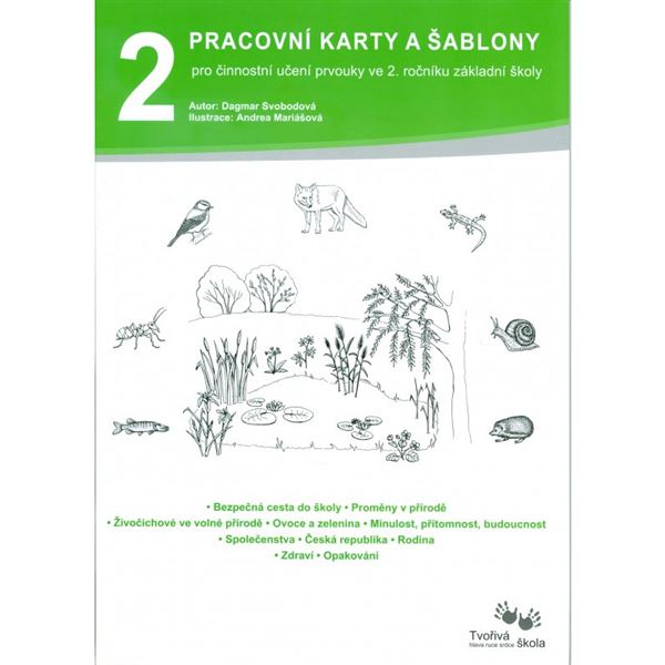 Pracovní karty a šablony pro činnostní učebnice Prvouky 2. ročník