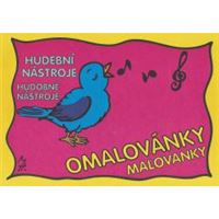 Omalovánky - hudební nástroje ( ptáček)