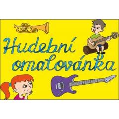 Hudební omalovánka - Malí muzikanti