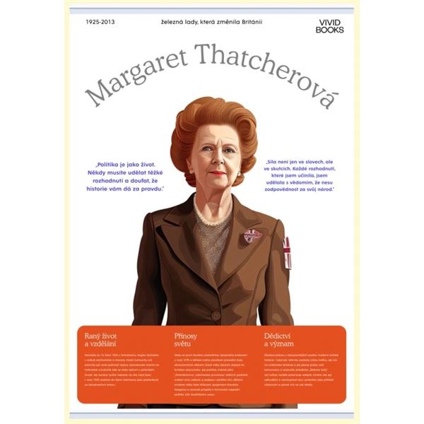 Margaret Thatcherová - nástěnný plakát A2